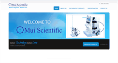 Desktop Screenshot of muiscientific.com