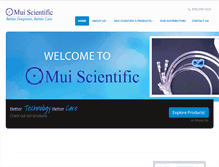 Tablet Screenshot of muiscientific.com